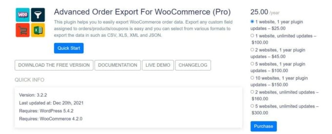 Advanced Order Export For WooCommerce