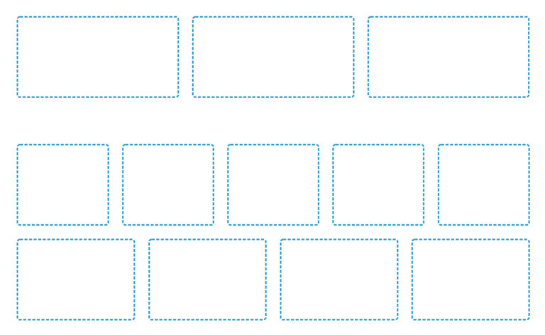 Outline of Rows and Columns