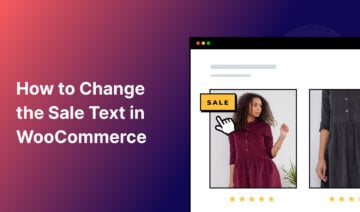 How to change the sale text in woocommerce, featured image