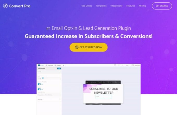 Convert Pro WordPress popup plugin