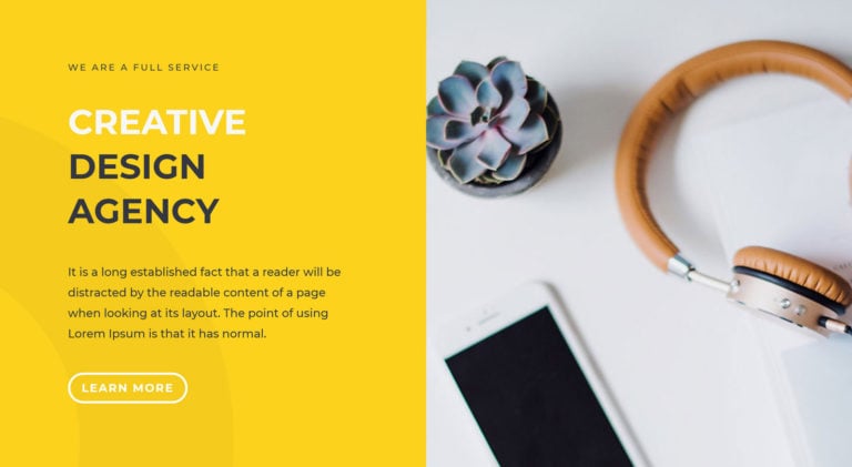 Divi Agency Layout