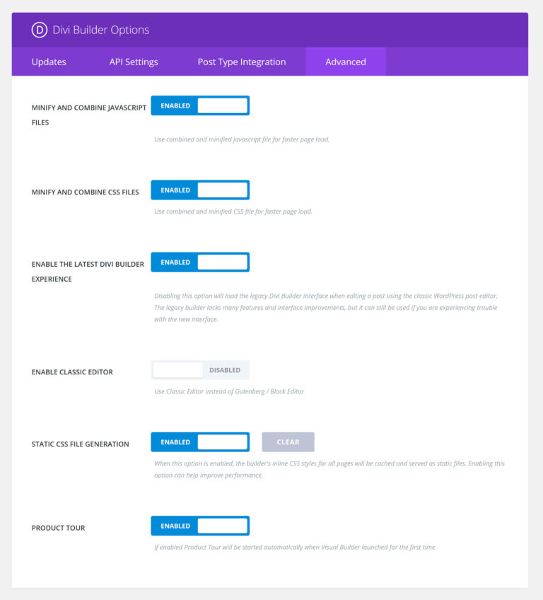 Advanced Divi Builder Options