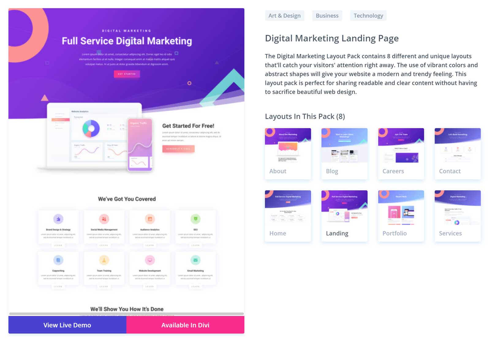 Divi Layout Pack