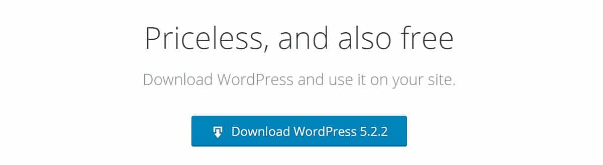 Download WordPress to your PC