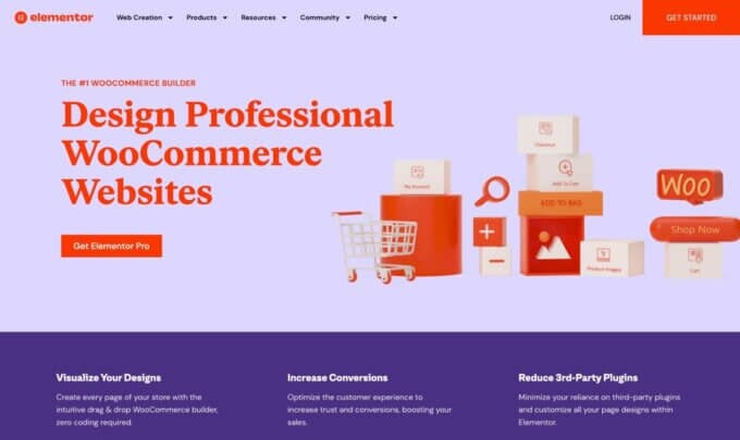 Elementor eCommerce via WooCommerce