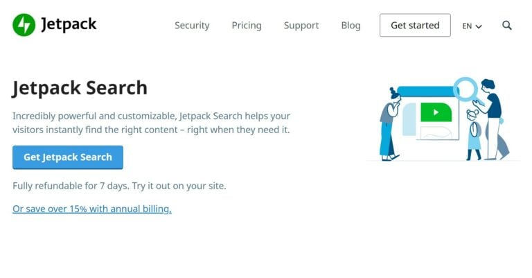 Jetpack Search plugin for WordPress