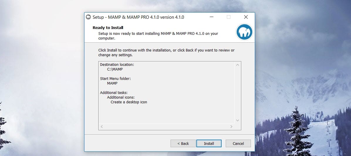 MAMP Install