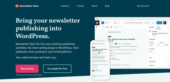 Newsletter Glue