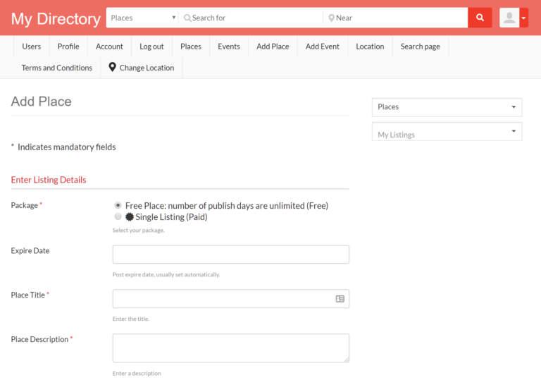 Front-end Forms