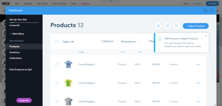 Wix eCommerce